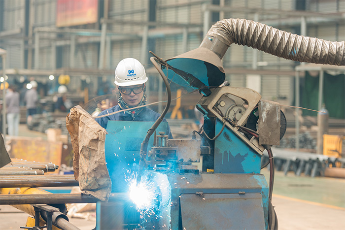 丹东网架自动化焊接