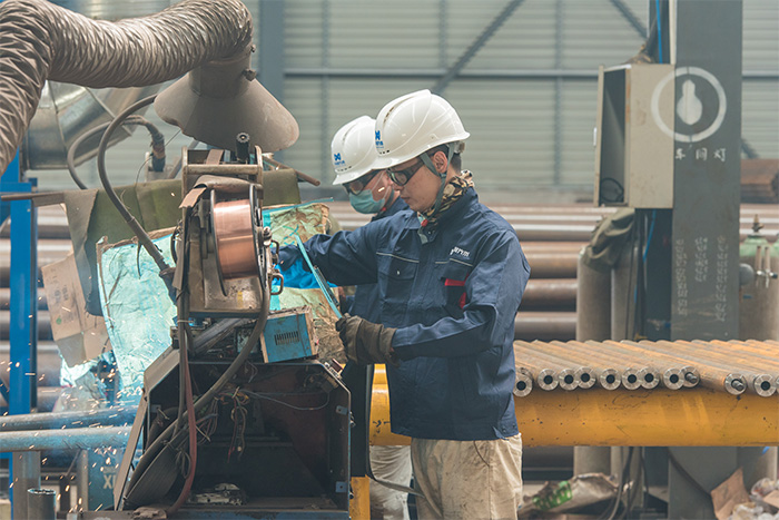 丹东网架自动化焊接